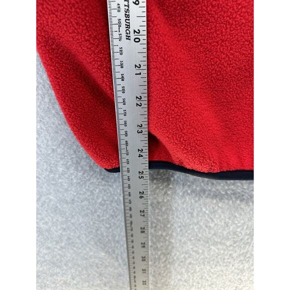 Vintage Sope Creek Pullover Sweater La Costa Resort Fleece Small Half Zip Red - Picture 4 of 14